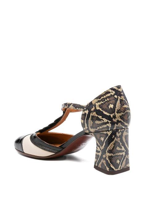 Multicolored strap-detail graphic-print pumps  Chie mihara - women CHIE MIHARA | FILLYNGR